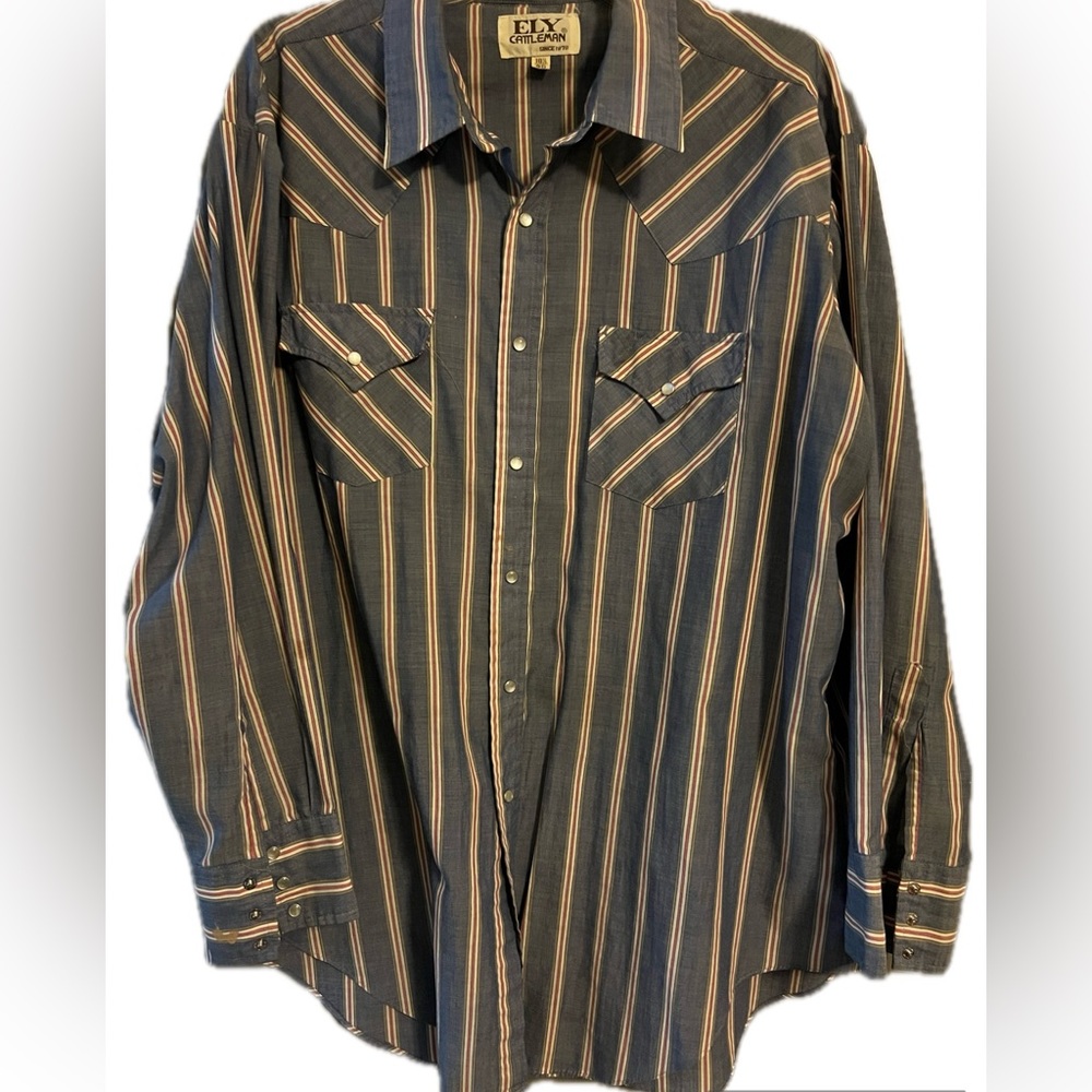 Vintage Pearl Snap men’s western shirt